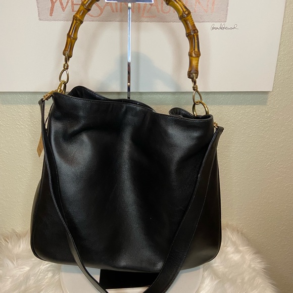 Gucci Vintage Large Diana Bamboo Shoulder Bag Good Condition - Picture 1 of 15